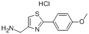 C-[2-(4-METHOXY-PHENYL)-THIAZOL-4-YL]-METHYLAMINE HYDROCHLORIDE Structure