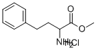 DL-ホモフェニルアラニンメチルエステル塩酸塩 化学構造式