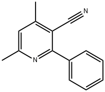 4,6-Dimethyl-2-phenyl-nicotinonitrile Structure