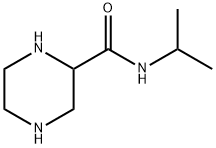 2-Piperazinecarboxamide,N-(1-methylethyl)-(9CI) 化学構造式