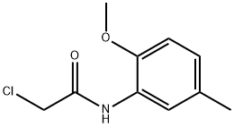2-氯-N-(2-甲氧基-5-甲基-苯基)乙酰胺,85817-61-4,结构式