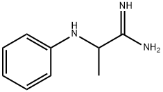 Propanimidamide,  2-(phenylamino)- 结构式