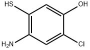 Phenol,  4-amino-2-chloro-5-mercapto- Struktur