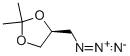 2,2-DIMETHYL-4(S)-4-AZIDOMETHYL-1,3-DIOXALANE 化学構造式