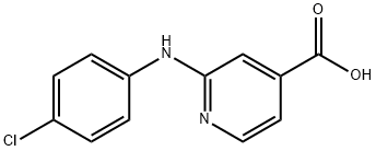 2-[(4-氯苯基)氨基]异烟酸, 85827-90-3, 结构式