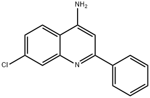 4-Amino-7-chloro-2-phenylquinoline Structure