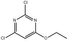 2,6-dichloro-4-ethoxy-pyrimidine 化学構造式