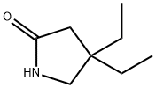 4,4-二乙基-2-吡咯烷酮, 858450-14-3, 结构式