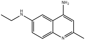 Quinaldine, 4-amino-6-ethylamino- 结构式