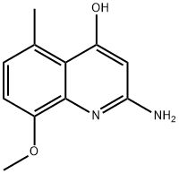 2-AMINO-4-HYDROXY-8-METHOXY-5-METHYLQUINOLINE Structure