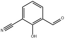 2-Cyano-6-formylphenol, 3-Cyano-2-hydroxybenzaldehyde Structure