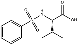 3-METHYL-2-[(PHENYLSULFONYL)AMINO]BUTANOIC ACID, 85849-94-1, 结构式