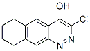 Benzo[g]cinnolin-4-ol,  3-chloro-6,7,8,9-tetrahydro- 结构式