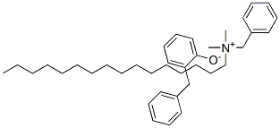 benzyl(hexadecyl)dimethylammonium alpha-phenyl-o-cresolate,85851-73-6,结构式
