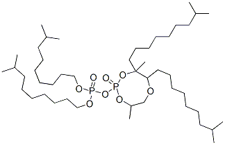 tetraisodecyl oxybis(methylethylene) diphosphate Struktur