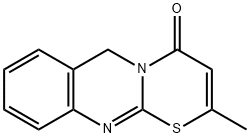 2-methyl-5,6-dihydro-1,3-thiazino(2,3-b)quinazolin-4-one 结构式