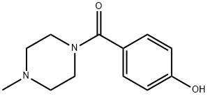 1-(4-羟基苯甲酰)-4-甲基哌嗪,85858-94-2,结构式