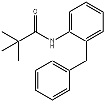 2'-苄基-2,2-二甲基丙酰苯胺 结构式