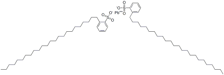 lead bis(tetracosylbenzenesulphonate),85865-91-4,结构式