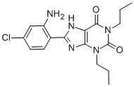 1,3-DIPROPYL-8-(2-AMINO-4-CHLOROPHENYL)-XANTHINE,85872-51-1,结构式