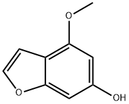 6-Benzofuranol,  4-methoxy- Struktur