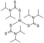 ALUMINUM DIISOPROPYLDITHIOCARBAMATE,85883-32-5,结构式