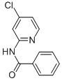 N-(4-クロロ-2-ピリジニル)ベンズアミド 化学構造式
