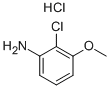 2-氯-3-甲氧基苯胺盐酸盐,85893-87-4,结构式