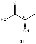 Potassium L-lactate Struktur