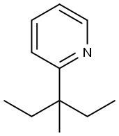 2-(1-ethyl-1-methylpropyl)pyridine Struktur