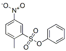 phenyl 2-methyl-5-nitrobenzenesulphonate ,85896-03-3,结构式
