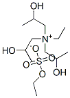 ethyltris(2-hydroxypropyl)ammonium ethyl sulphate,85896-17-9,结构式