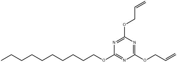 85896-26-0 4,6-diallyloxy-2-decyloxy-1,3,5-triazine 