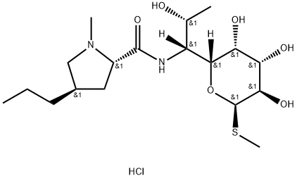 Lincomycin hydrochloride Struktur