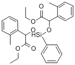 2,6-Bis(2-methylphenyl)-7-oxo-4-phenyl-3,5,8-trioxa-4-siladecanoic aci d ethyl ester Struktur