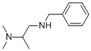 N1-BENZYL-N2,N2-DIMETHYL-1,2-PROPANEDIAMINE 结构式