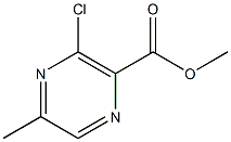 3-Chloro-5-methyl-pyrazine-2-carboxylic acid methyl ester,859063-65-3,结构式