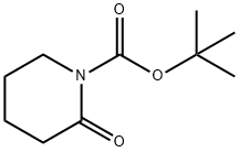1-Boc-2-哌啶酮,85908-96-9,结构式