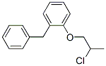2-ベンジル-1-(2-クロロプロポキシ)ベンゼン 化学構造式
