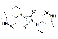 2,4-bis[isobutyl(2,2,6,6-tetramethyl-4-piperidyl)amino]-1,3-dioxidocyclobutenediylium Structure