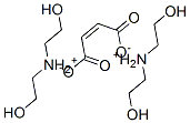 2,2′-イミノビスエタノール・0.5マレイン酸 化学構造式