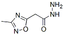 1,2,4-Oxadiazole-5-acetic  acid,  3-methyl-,  hydrazide 结构式