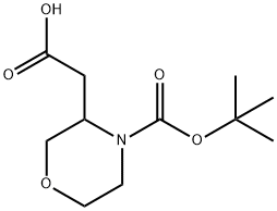 3-CARBOXYMETHYL-MORPHOLINE-4-CARBOXYLIC ACID TERT-BUTYL ESTER|4-N-BOC-吗啉-3-乙酸