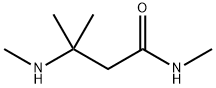 3-(MethylaMino)-N,3-diMethyl-butanaMide Struktur