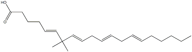 7,7-dimethylarachidonic acid Struktur