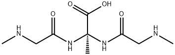 Alanine,  N-methylglycyl-2-[[(methylamino)acetyl]amino]-  (9CI) Structure