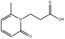 3-(6-甲基-2-氧代吡啶-1(2H)-基)丙酸, 859296-04-1, 结构式