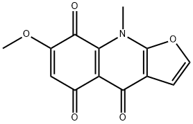 Furo[2,3-b]quinoline-4,5,8(9H)-trione,  7-methoxy-9-methyl-|