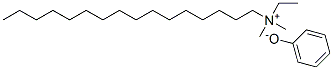 ethylhexadecyldimethylammonium phenolate Structure