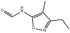 Formamide,  N-(3-ethyl-4-methyl-5-isoxazolyl)- Struktur